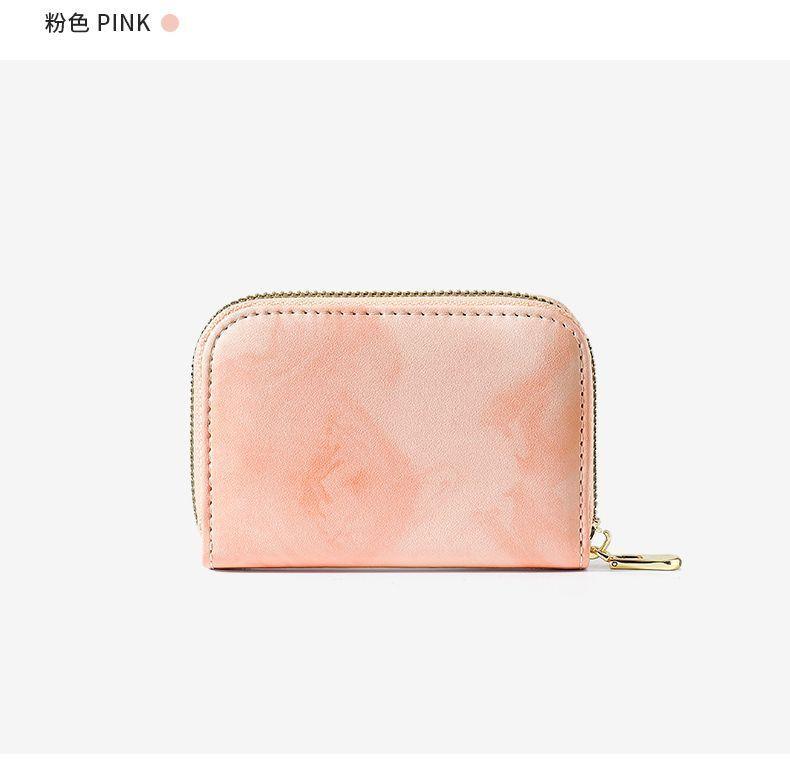 Product Introduction of 2025 New Small Exquisite Mini Accordion Card Holder for Women Gradient Dyeing Multi-Card Slot Student Zipper Coin Purse Trendy 13