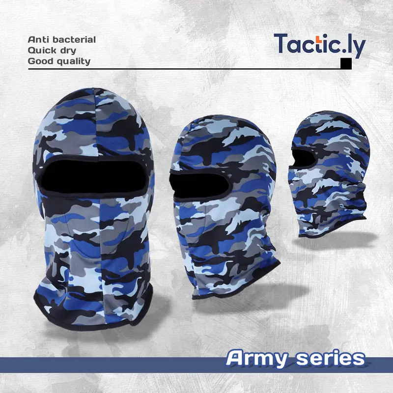 Masker Buff Pria Full Face Masker Ninja Motif Army Casual Katun COD 6