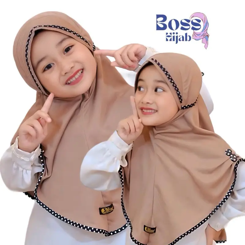 hijab anak perempuan 3 4 5 - 6 tahun AIRA POLKA TK kerudung anak perempuam terlaris jilbab anak