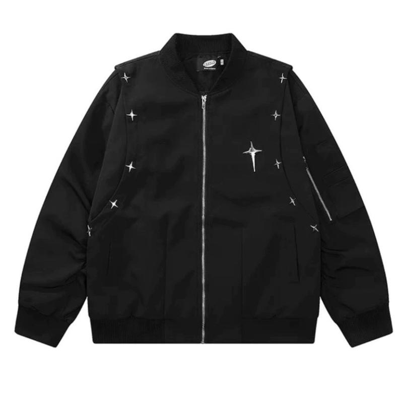 Áo Khoác Dù Hình Sao Khoá Tay Chất Gió 2 Lớp Dày Dặn Form Unixec Cho Cả Nam Và Nữ - Áo Jaket