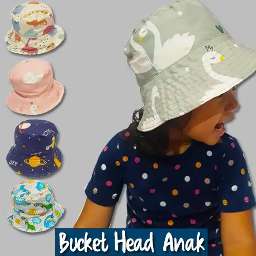 Topi Anak - Bucket Hat Anak [Tanpa Tali] 0