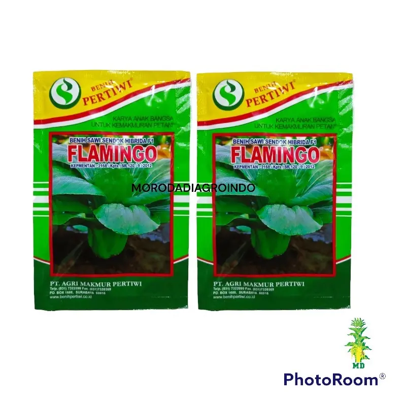 Benih sawi sendok/pakchoy hibrida flamingo F1 by pertiwi 10 gr