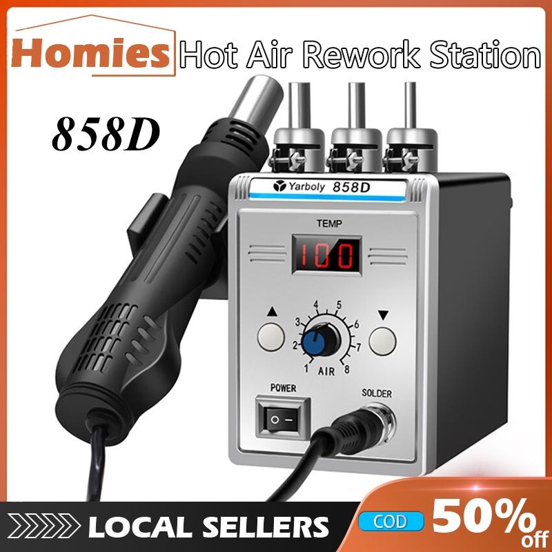 858D 700W BGA Rework Solder Station Blower Hair Dryer Hairdryer ...