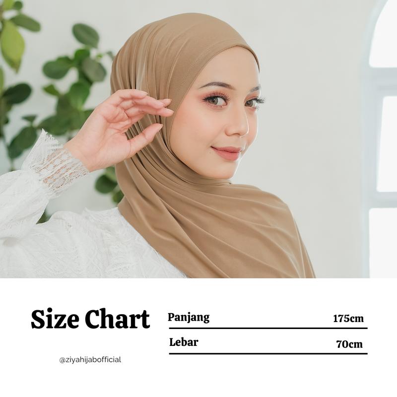 Product Introduction of ZIYA Hijab - Pashmina Instan Jersey Premium Jilbab Kerudung Wanita Muslim 0