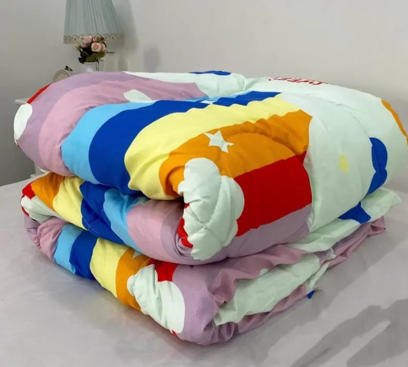 Chăn Phao cotton poly trần bông dày dặn da dạng kích thước M8 x 2M 8