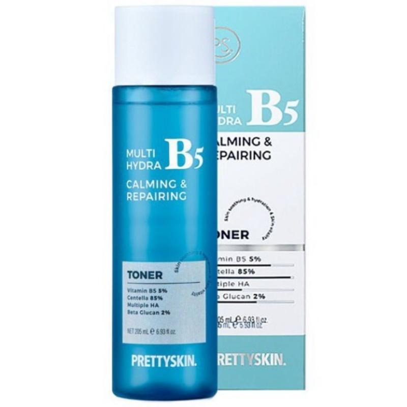 [Giảm giá cho khách hàng mới] Nước Hoa Hồng PrettySkin Multi Hydra B5 Calming & Repairing Toner Phục Hồi Dưỡng Trắng 1