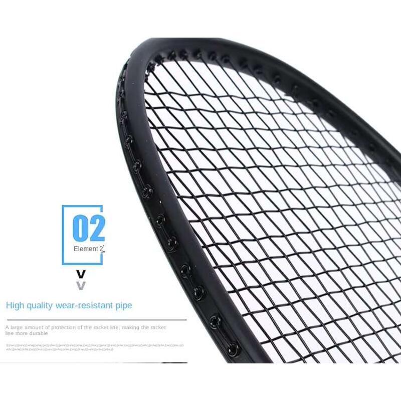 Product Introduction of Full Carbon Fiber er Light Amateur Junior Male and Female Middle School Student Training Badminton Single Racket 17