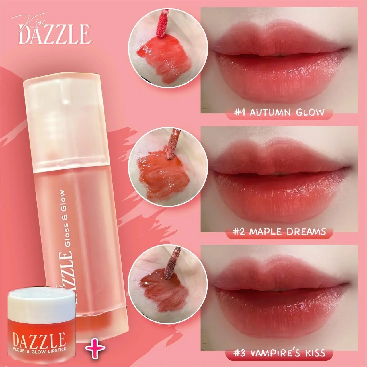 Combo son dưỡng môi KissDazzle