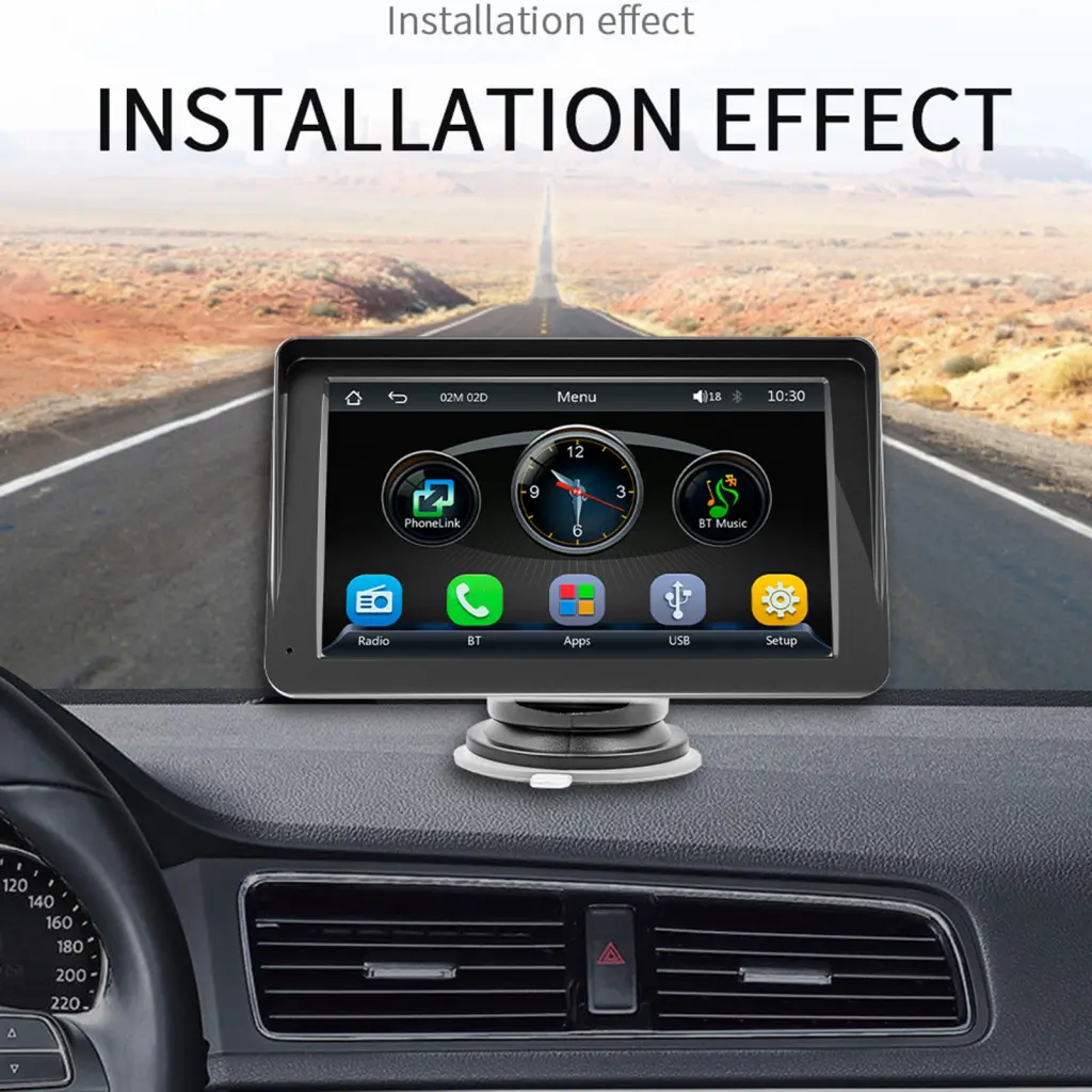 Longgrat Auto Touch Screen Multiple Modes Easy Installation Universal Car Radio Multimedia Player Mini SD Card Auto Accessories