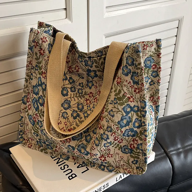 Túi Tote Đeo Vai, Sức Chứa Lớn, Chất Liệu Vải Bố, Phong Cách Lười Biếng, Thích Hợp Cho Bé Gái, Phong Cách Instagram, Lý Tưởng Cho Người Đi Làm, Túi Đi Lại tui dap Bag Chữ Nhật Hình Chữ Nhật,túi xách nữ xinh,túi,túi xách nữ xinh 2025