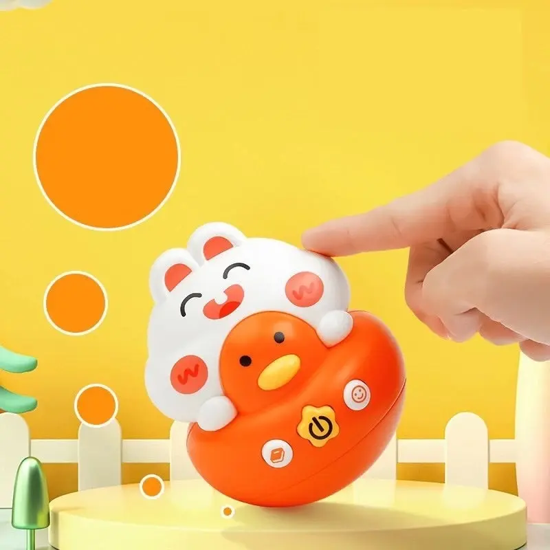 Đồ chơi lật đật hình vịt có nhạc kích thích giác quan cho bé - Toys 1