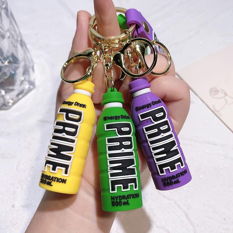 Product Introduction of Creative Simulation Energy Beverage Bottle Keychain Cute Three-Dimensional Prime Wine Bottle Key Chain Cars and Bags Hanging Ornament 20