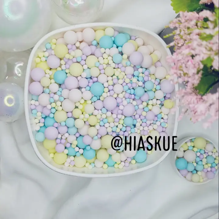 sprinkle colourfull dove pastel hiasan kue bisa dimakan