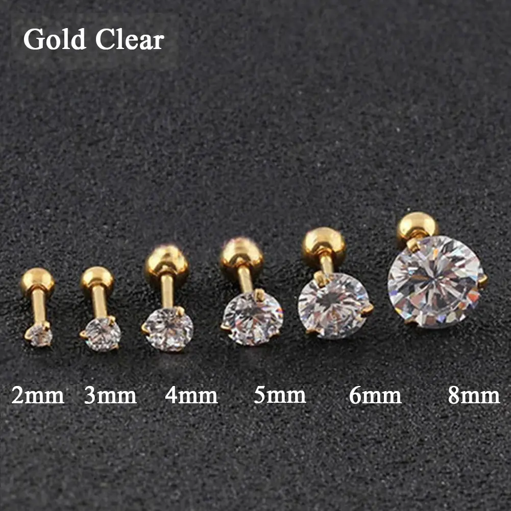 Bông Tai Đinh Tán Sụn, 1 Chiếc, Phụ Kiện Thời Trang, # 269468