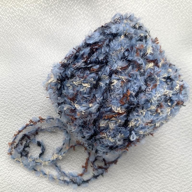 Product Introduction of 50g/Roll Colorful Fluffy Hand Knitting Yarn DIY Sweater Scarf Hat Loop Yarn Crochet Thread Sewing Accessories 16