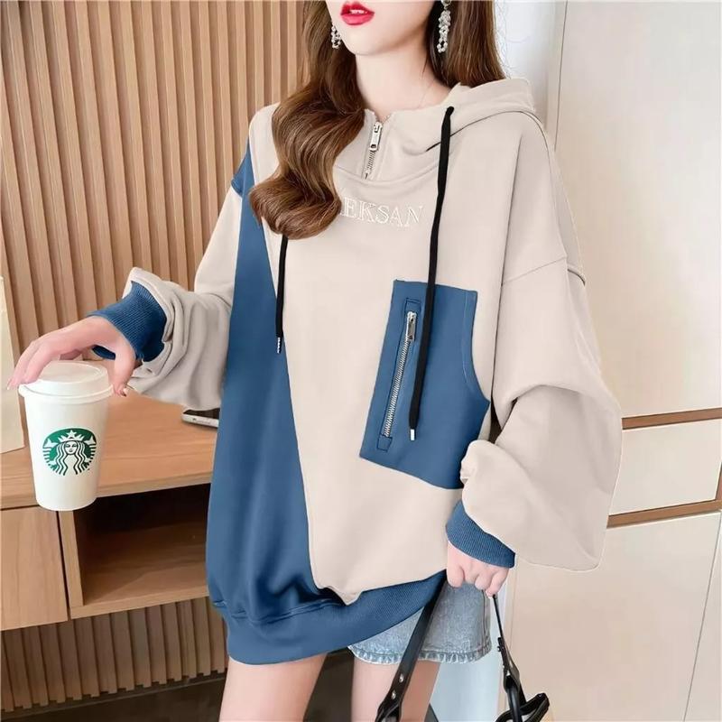 Product Introduction of Oishi Aeksan Hoodie Sweater Wanita Korean Style - Sweater Hoodie Wanita Oversize kekinian 1