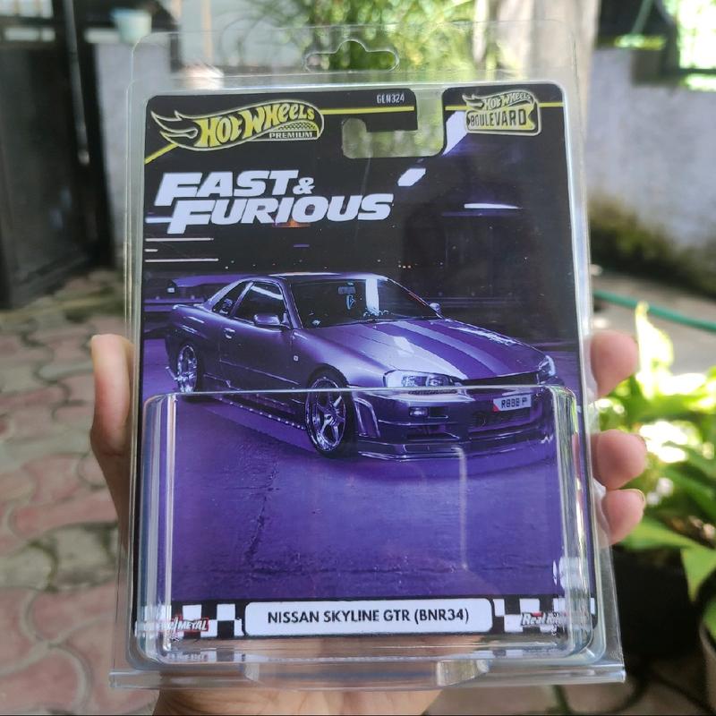 Custom Card Hotwheels Premium Nissan Skyline R34 Gen.2 1