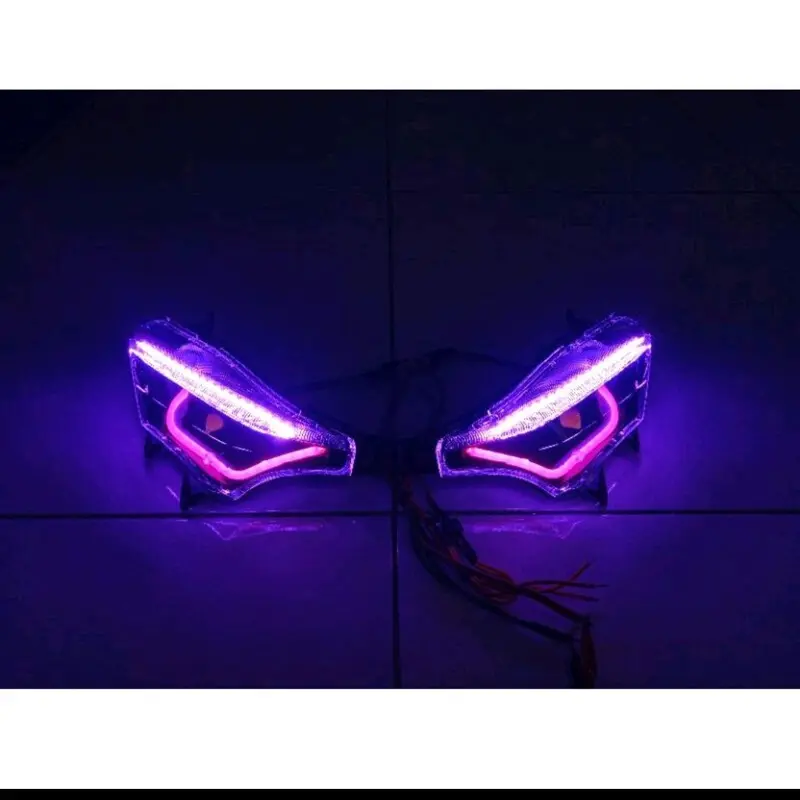 Sen Sein Depan Supra X 125 Batman Custom Alis Running Plus Mata Elang Lampu Foto 3