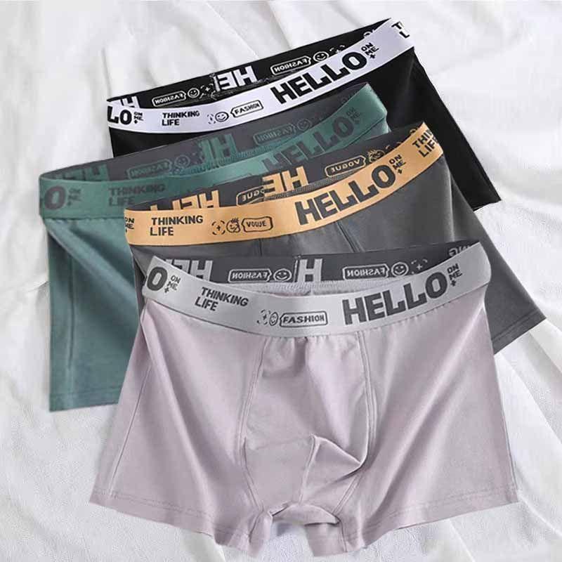 Quần Lót Nam, Quần Lót Rộng Rãi, Quần Đùi Thoáng Khí, Quần Đùi Boxer, Thích Hợp Cho Bé Trai Và Thanh Thiếu Niên, Quần Lót Kháng Khuẩn, Bộ Sưu Tập Người, [5027 Bộ Sưu Tập] 4