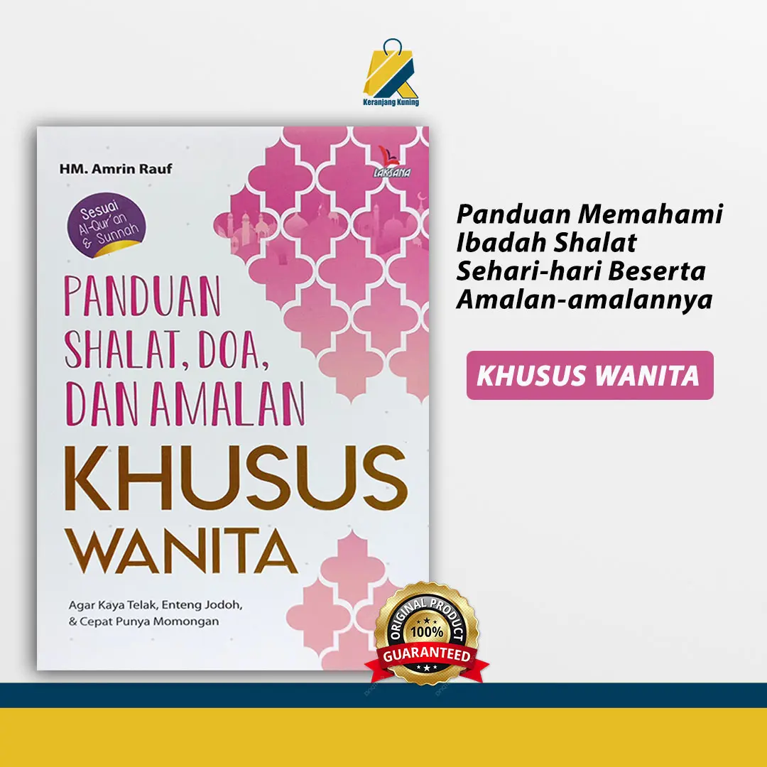 Buku Agama Islam : Panduan Shalat, Doa dan Amalan Khusus Wanita