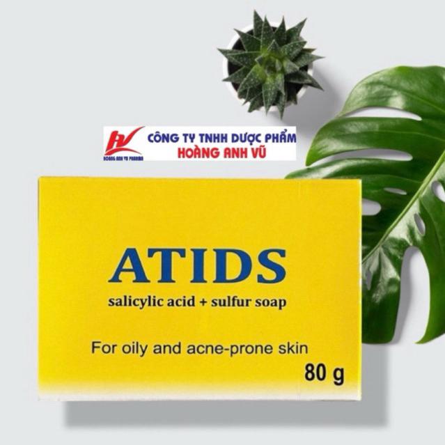 HÀNG CTY ATIDS SOAP - SALICYLIC + SULFUR SOAP - XÀ PHÒNG TẮM LÀM SẠCH VÀ ĐÁNH BAY MỤN LƯNG