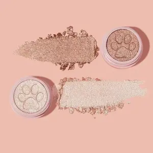 CMAADU Super Shock Shadow Duo Glitter Eyeshadow 2pcs Set Palette Kosmetik