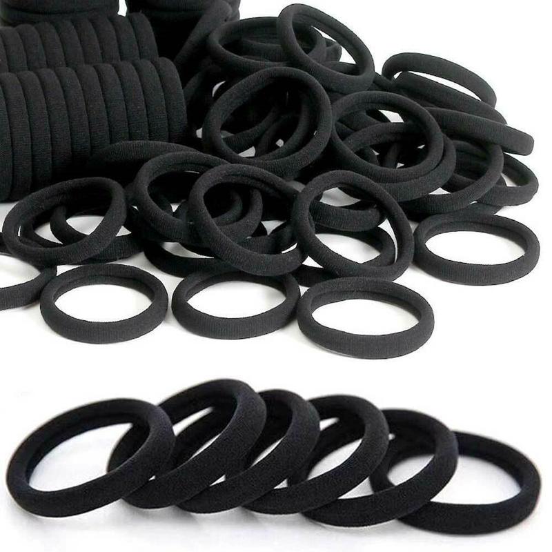 Bộ Dây Buộc Tóc Co Giãn, 40 Cái / Bộ, Màu Đen, Kiểu Bobbles, Dành Cho Phụ Nữ Và Trẻ Em Gái, Phụ Kiện Tóc, [Giao Hàng Từ Việt Nam] 1