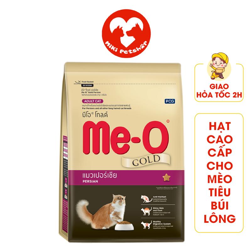 Thức Ăn Cho Mèo Cao Cấp Me-O Gold Persian Tiêu Búi Lông 400G - Miki Petshop hat meo hạt