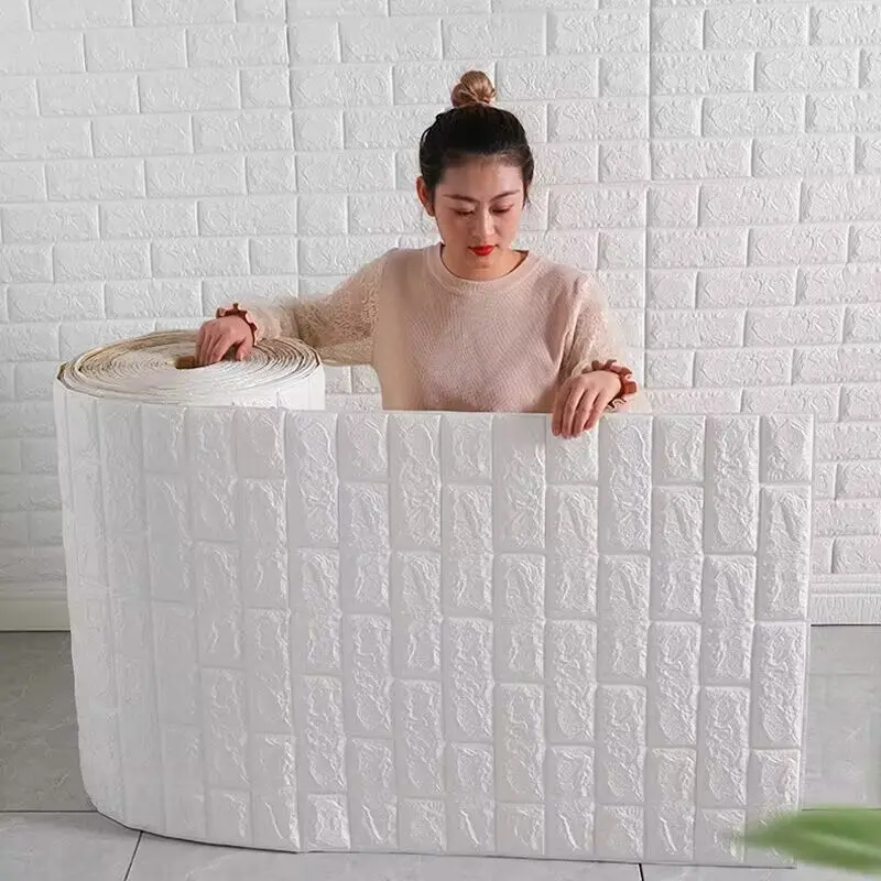 Giấy Dán Tường 3D, Kích Thước 70 cm Rộng Và 1 Mét Dài, Chất Liệu Chống Thấm Nước, Thích Hợp Để Đồ Trang Trí Phòng, Giấy Dán Tường, Decor Tường, Đề Can Dán Tường 2