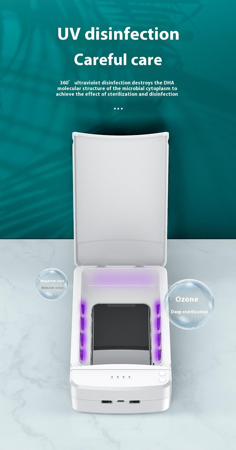 Product Introduction of Portable UV Phone Sanitizer for Multi-functional Disinfection 5