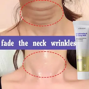 Kormesic Firming and Whitening Neck Cream 50g Neck Cream Lifting Firming Whitening Removes Neck Wrinkles Brightens Dark Neck Skin Neck Care Anti Aging Cream for Saggy and Black Neck Fast Visible Results