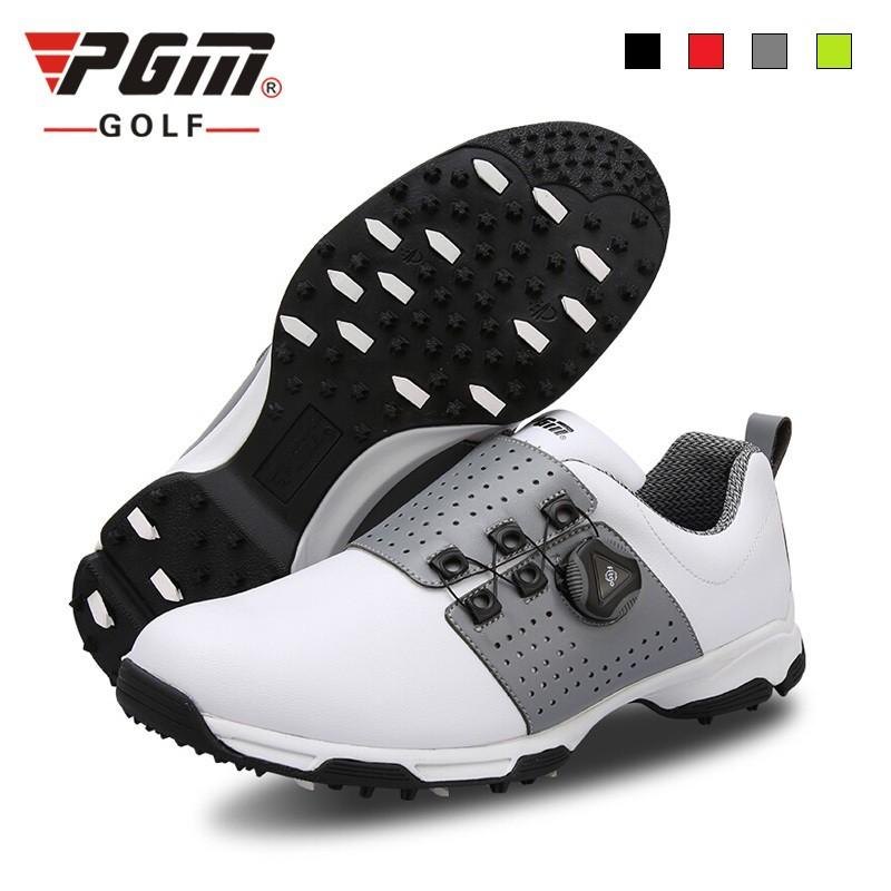 Product Introduction of [PGM] Golf Shoes Rotation Shoelace Sneakers New Design 4 Color Good Quality Waterproof Men Sport Shoe With Anti-Skid Sole XZ096 30