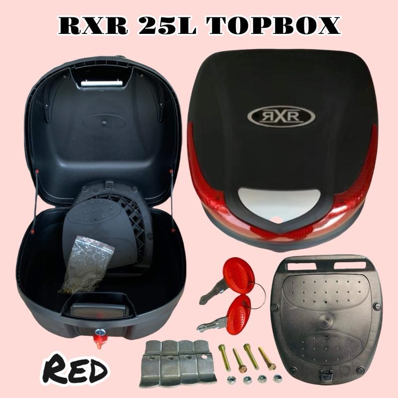RXR 25LITERS TOP BOX FOR MOTORCYCLE UNIVERSAL COMPARTMENT BO - TikTok ...