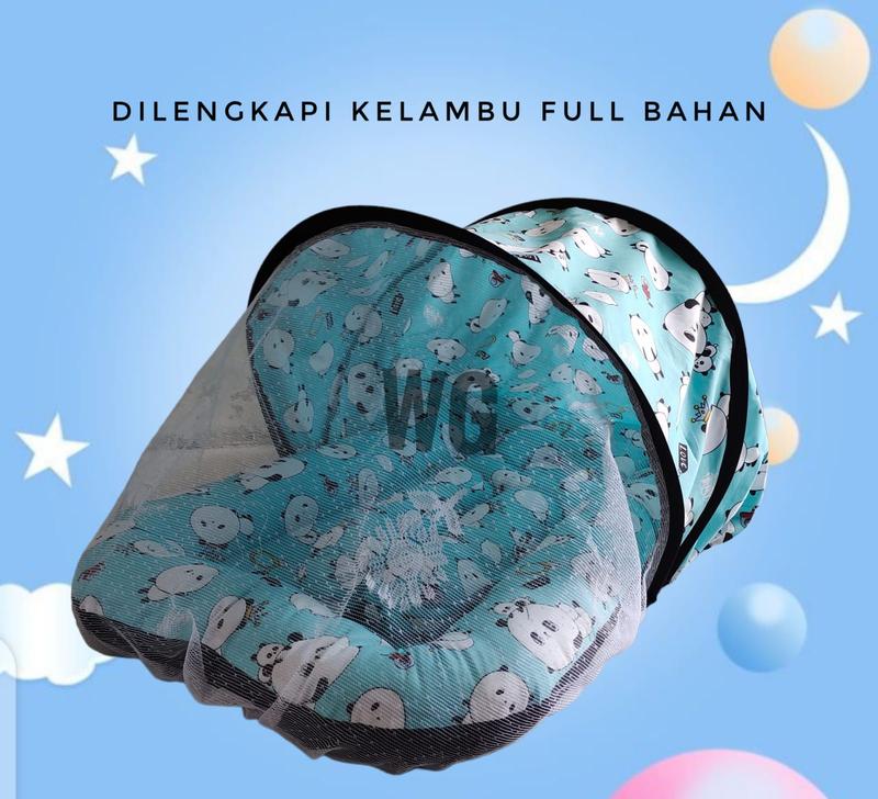 Product Introduction of Kasur Kelambu Bayi Set Bantal Guling Model Kolam BAHAN katun PREMIUM 3