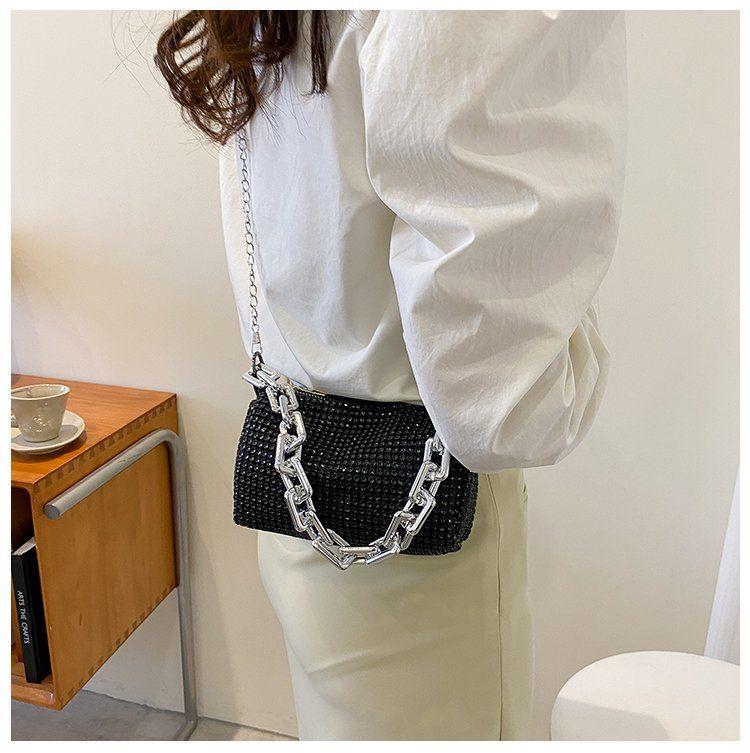 Product Introduction of Beg Berlian Buatan, Ketibaan Baru untuk 2023, Beg Bahu Berlian Penuh, Beg Tangan Selempang Serba guna, Untuk Wanita, Boleh Digunakan Semula, [Pembelian 3334] crossbody  bags 17