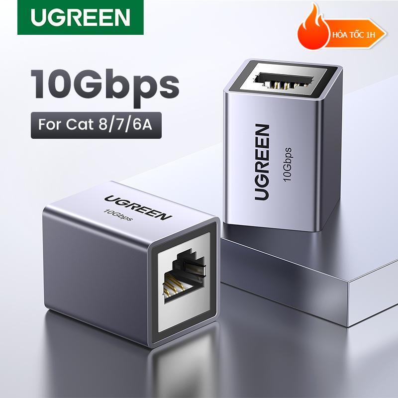 Đầu nối dây mạng RJ45 Ugreen 15117 Chính Hãng NW261 Vỏ Nhôm loại Cao Cấp dùng Cat5 Cat6 Cat7 Cat8