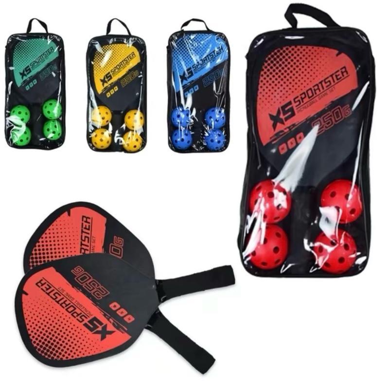 [Combo] Bộ 2 Vợt Chơi Bóng Pickleball Siêu Nhẹ Kèm Túi Đựng 4 Quả Bóng Chuyên Nghiệp Dành Cho Mọi Lứa Tuổi Sport