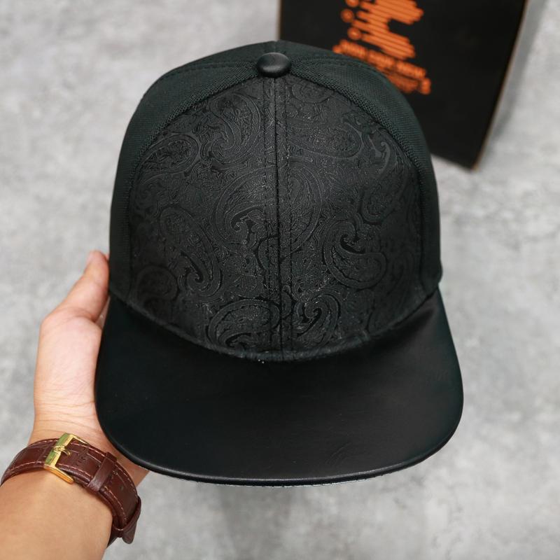 Nón Snapback hoa văn 3D mẫu mới , Mũ NÓN Cam chính hãng full hộp