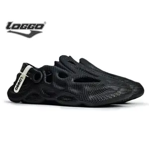 Sandal Pria LOGGO Atlantis warna Hitam size 37-44 Black