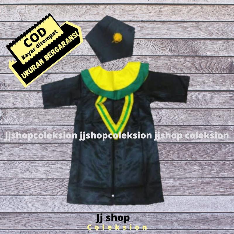 BAJU WISUDA BAJU TOGA ANAK PAUD , TK , SD 2