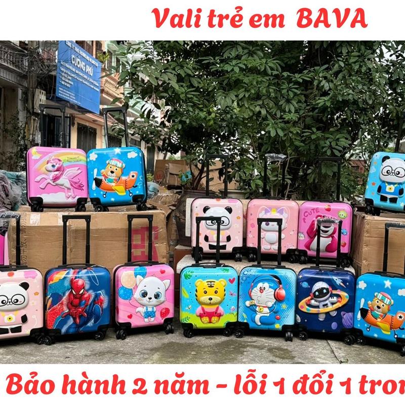 [Bảo Hành 2 Năm] Vali keó du lịch cho bé trai ,bé gái , Vali trẻ em size 18 inch, làm từ nhựa ABS siêu bền, bảo hành 2 năm. Chuẩn hành lý xách tay máy bay
