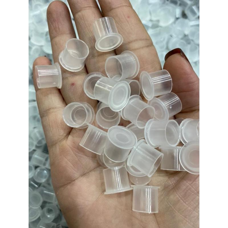 [XHUM01] 100 cốc chum nhựa đựng mực - hũ có đế, cốc nhựa đựng mực xăm tattoo phun xăm thẩm mỹ-XUANSHOP. 4