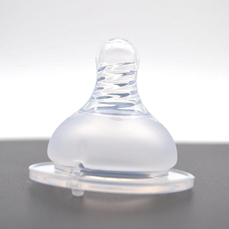 Lhebayrt 5Pcs Baby Silicone Wide Neck Spiral poyuasezPacifier Teat Dummy Feeding Soother 5