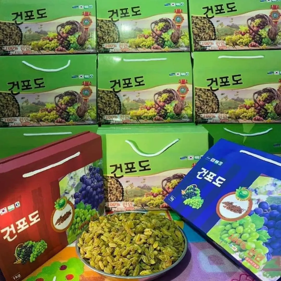 1 hộp nho xanh 1kg chỉ với giá 65k