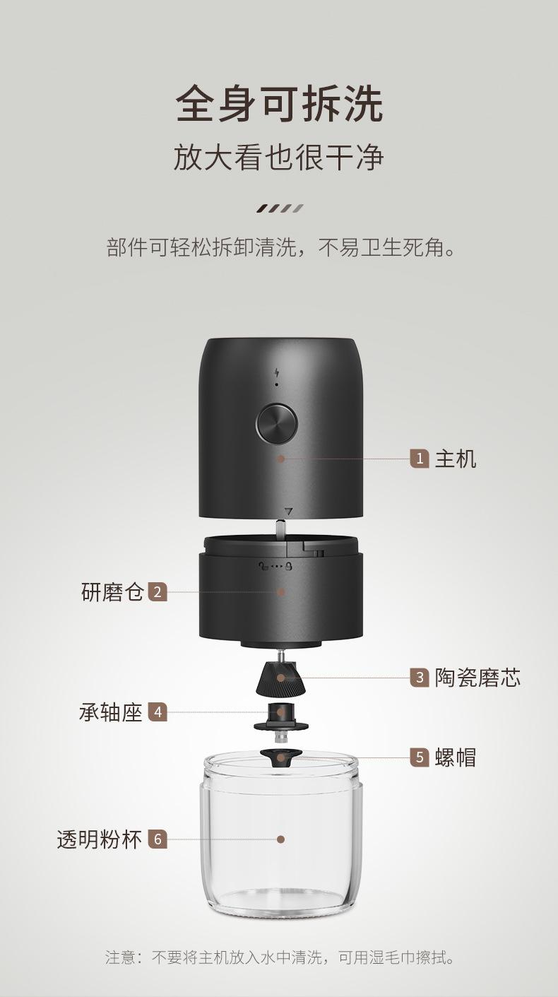 Product Introduction of Grinding Beans Coffee Beans Grinding Manual Bean Grinder Large Grinding Portable Manual Grinding Coffee Grinding Beans 19