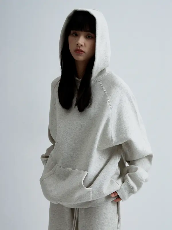 Áo hoodie trơn nam nữ ulzzang nỉ bông, áo khoác nỉ unisex form rộng Menswear 7