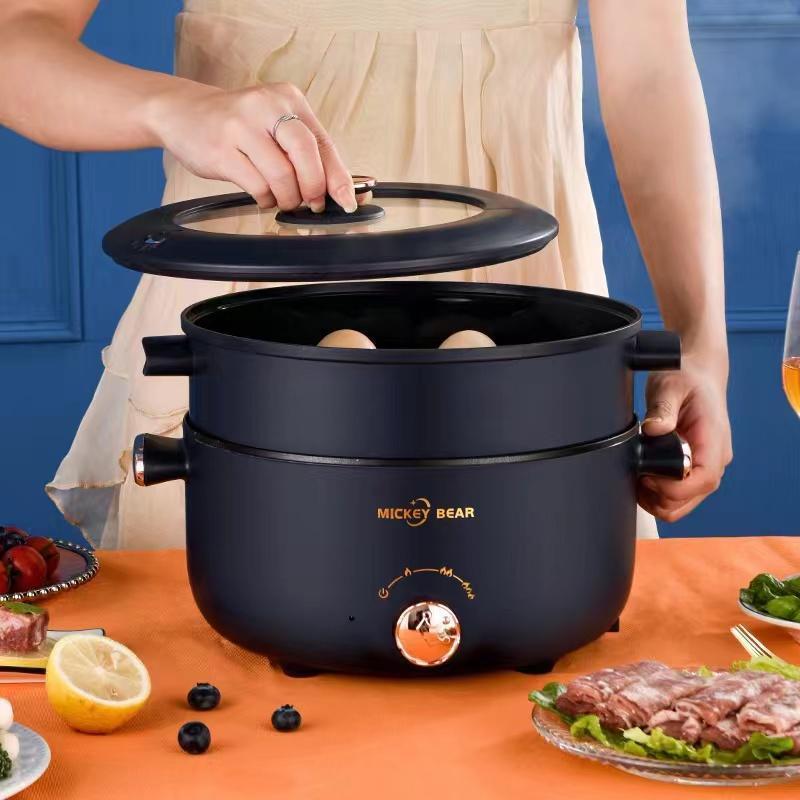 Panci Listrik Multifungsi 3 In 1 Electric Cooker Pot Panci Presto Penanak Nasi Cooker Magiccom Low Carbo Kecil Portable Digital 1