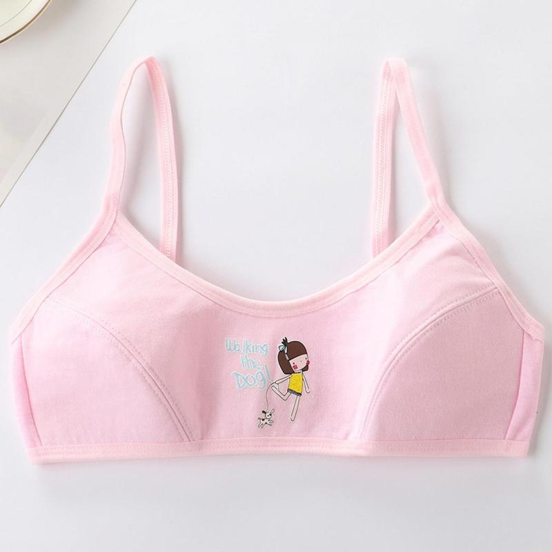 Áo Ngực Không Dây, Chất Liệu Cotton Nguyên Chất, Thiết Kế Dễ Thương, Loại Áo Vest, Thích Hợp Cho Thời Thanh Xuân, Áo Ống Ngực, Áo Ngực Đồng Phục, Dành Cho Bé Gái, Học Sinh, Thanh Thiếu Niên Và Trẻ Em, Áo Ngực, Không Dây 6