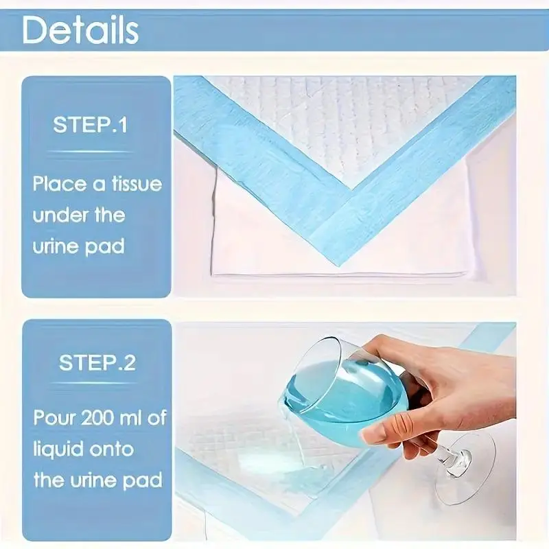 Disposable Dog Pee Pad, 20/40/50/100pcs High Absorbency Leak-proof Dog Toilet Training Pad, Suitable for Dogs and Puppies, Pet Supplies 3