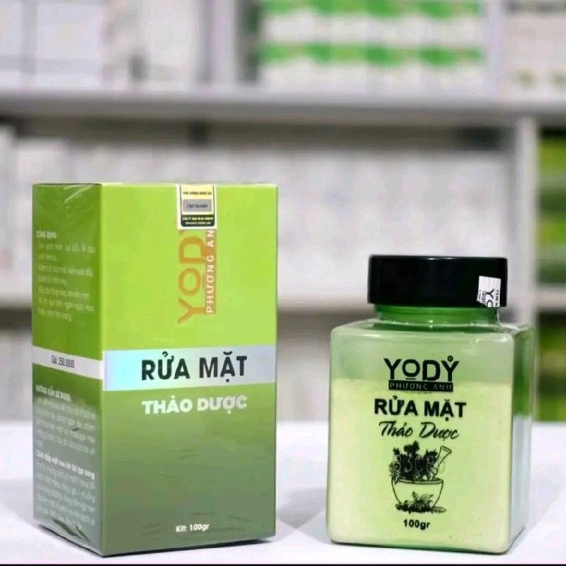 Bột Rửa Mặt Thảo Dược Yody Phương Anh 100gram